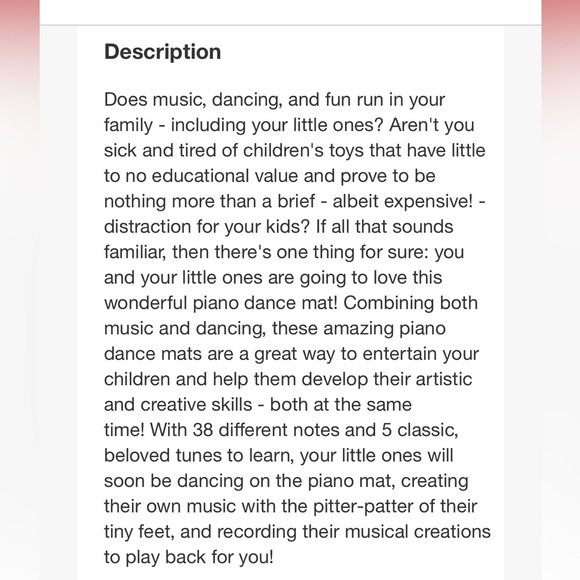 FAO Schwarz Giant Piano Mat - Picture 8 of 8